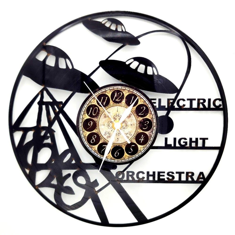 ELECTRIC LIGHT ORCHESTRA vinyl record clock
